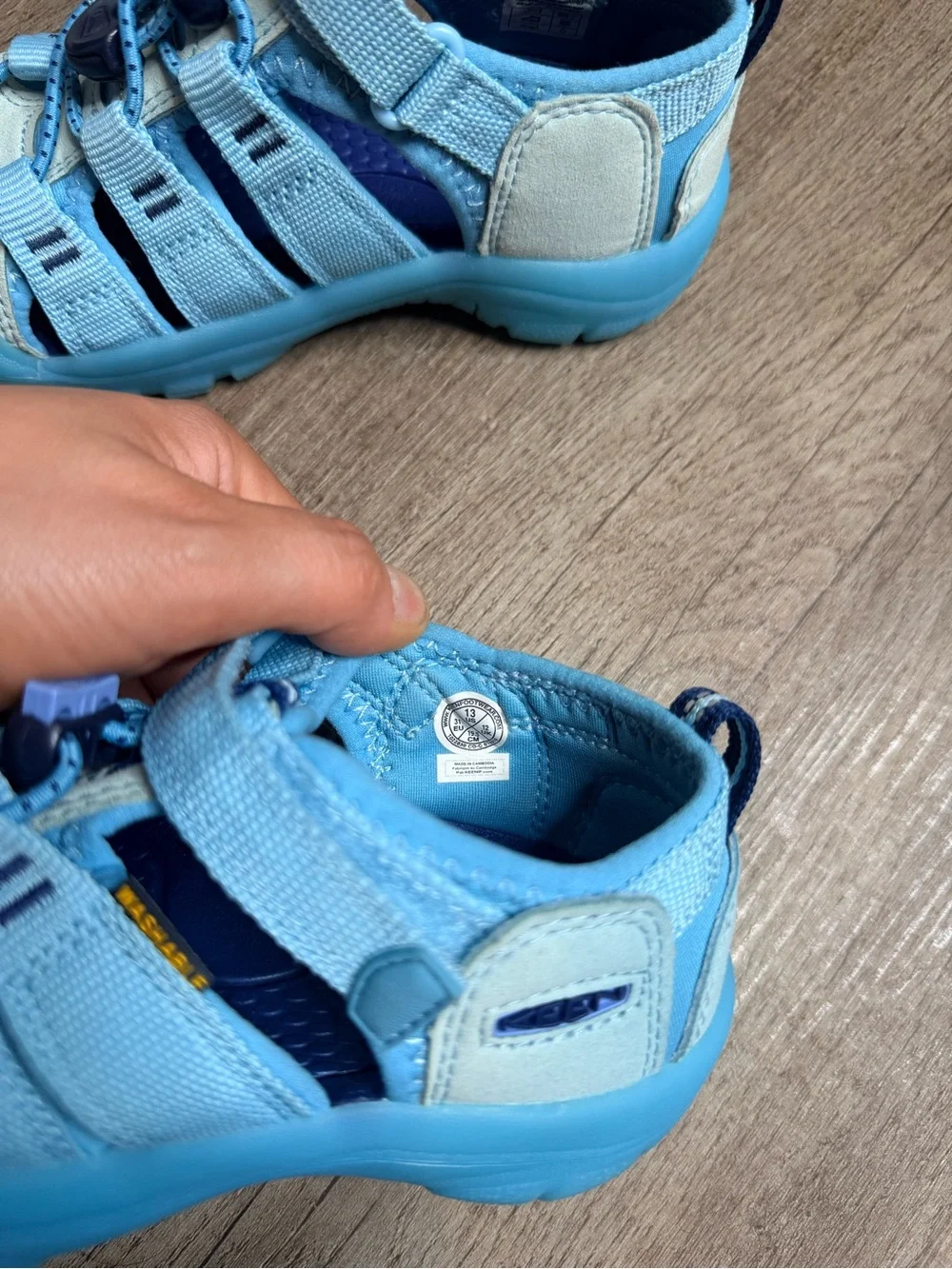Keen Kids Light Blue Closed-Toe Sport Sandals